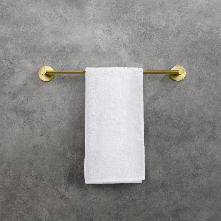 Halo 24" Solid Brass Bathroom Towel Bar