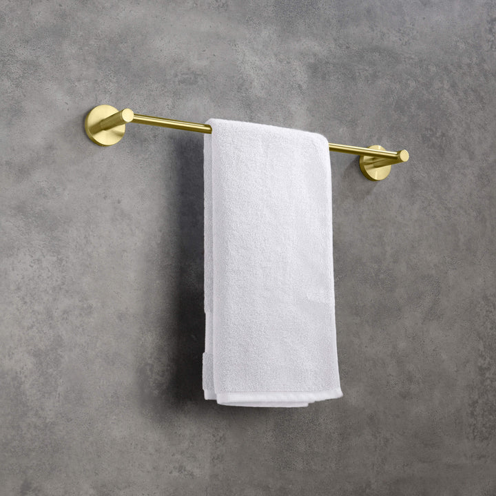 Halo 24" Solid Brass Bathroom Towel Bar