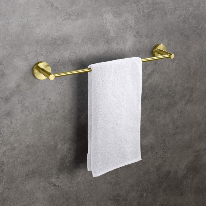 Halo 24" Solid Brass Bathroom Towel Bar