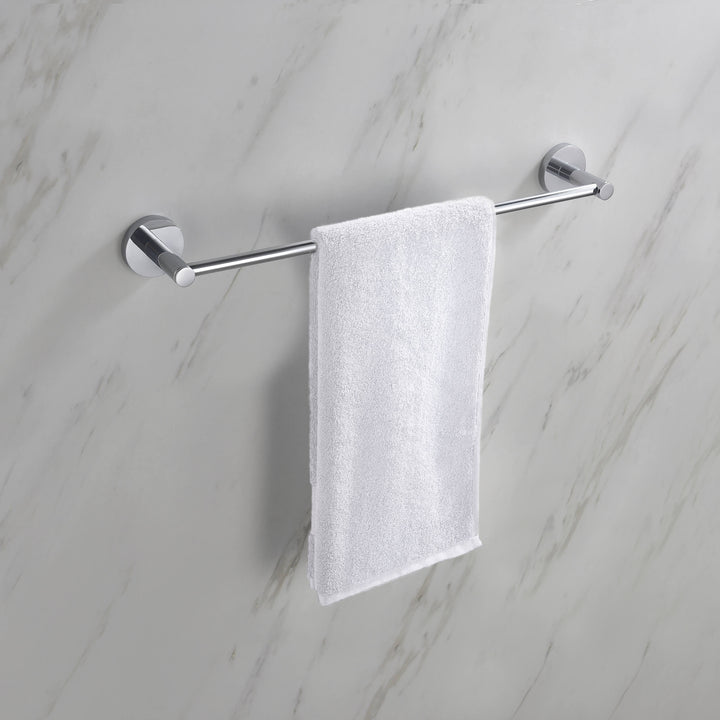 Halo 24" Solid Brass Bathroom Towel Bar