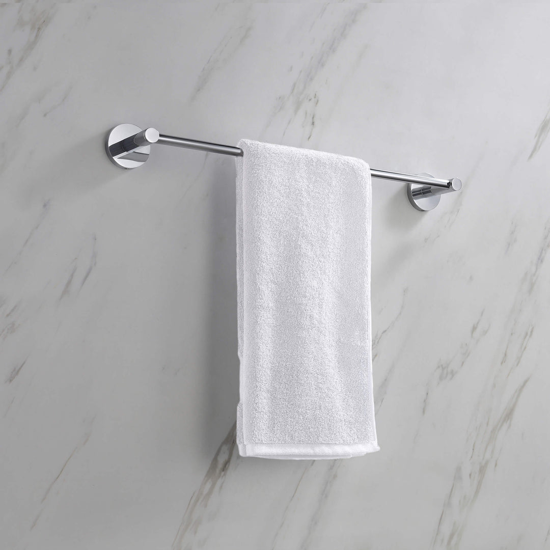 Halo 24" Solid Brass Bathroom Towel Bar