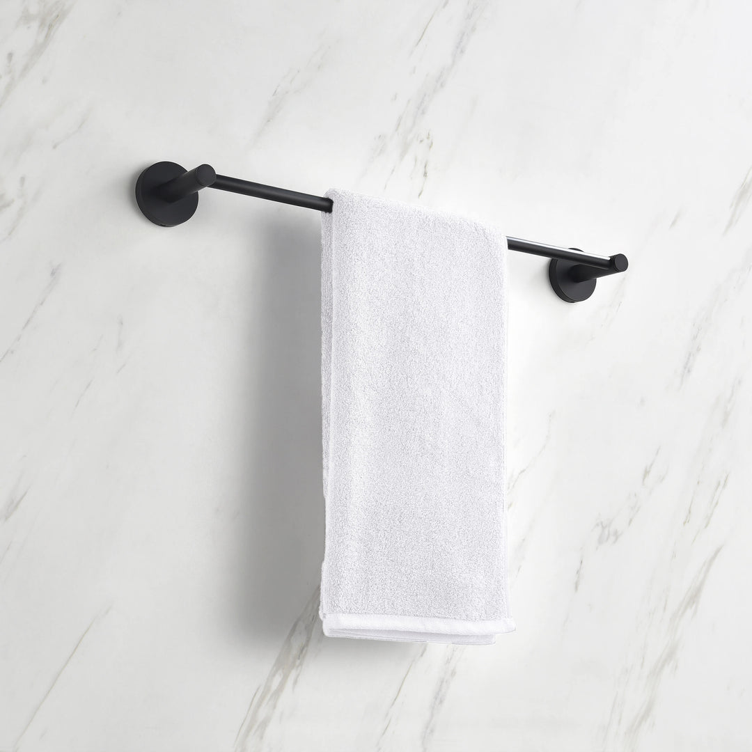 Halo 24" Solid Brass Bathroom Towel Bar
