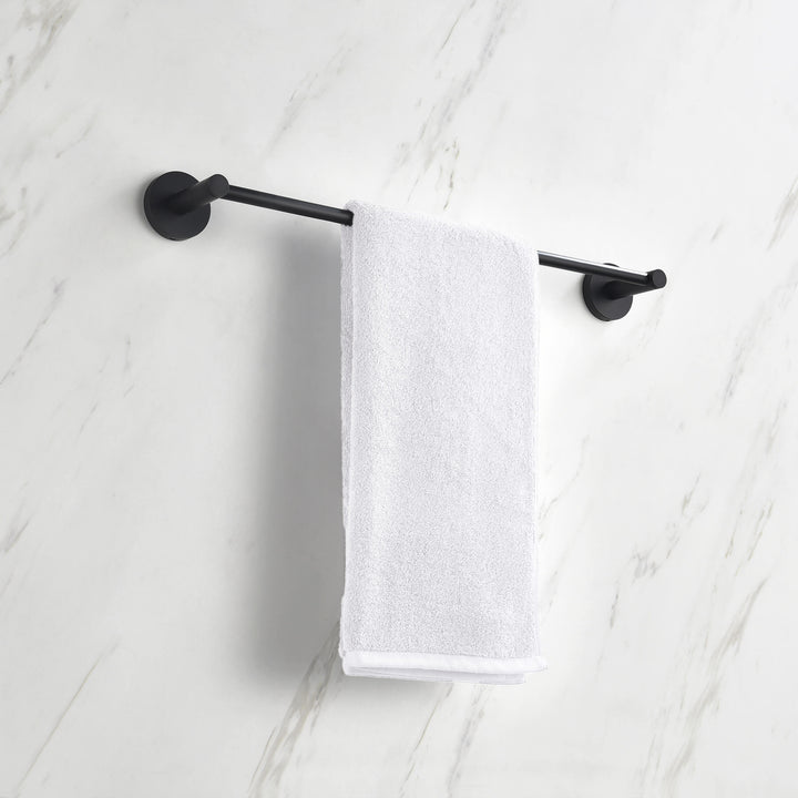Halo 24" Solid Brass Bathroom Towel Bar
