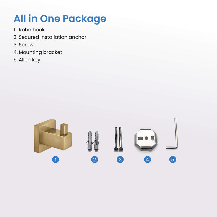 Quadra Towel &amp; Robe Hook
