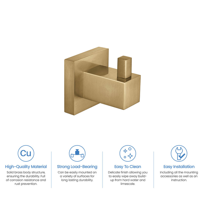 Quadra Towel &amp; Robe Hook