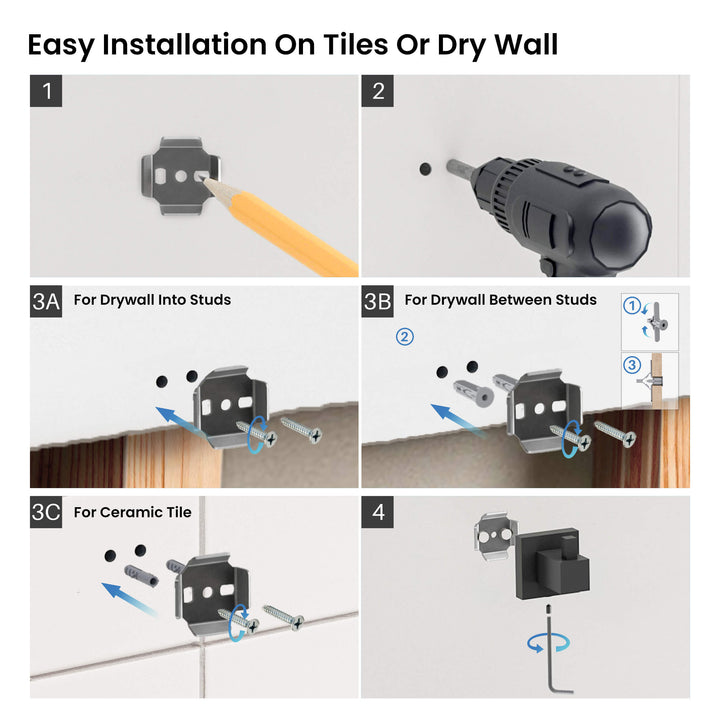 Quadra Towel &amp; Robe Hook