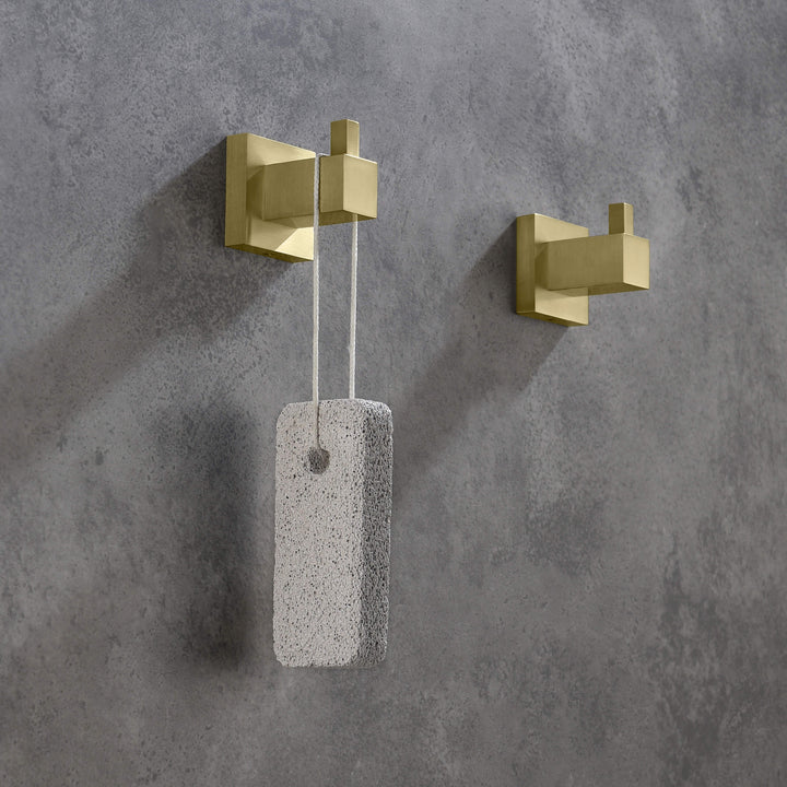 Quadra Towel &amp; Robe Hook, 3-Pack