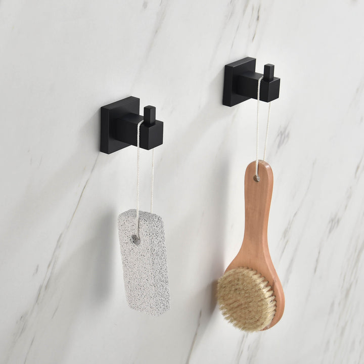 Quadra Towel &amp; Robe Hook, 3-Pack