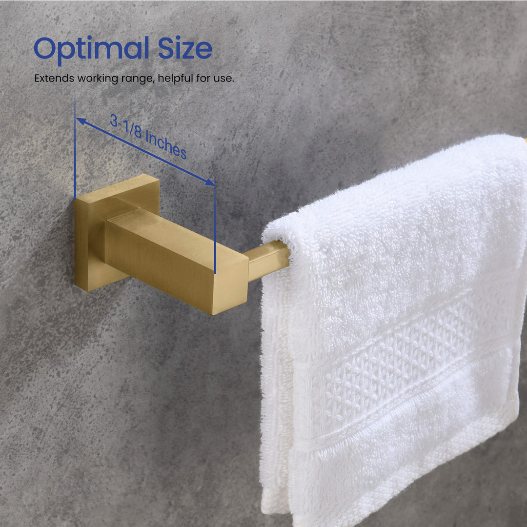 Quadra Square Bathroom Towel Bar