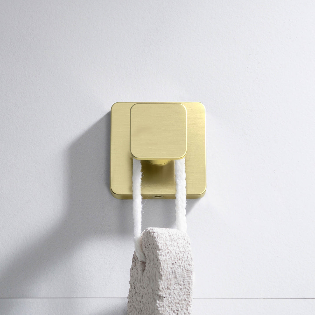 Fusion Bathroom Towel &amp; Robe Hook, 3-Pack