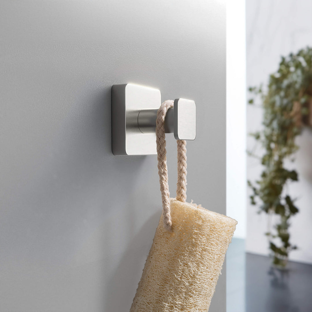 Fusion Bathroom Towel &amp; Robe Hook, 3-Pack