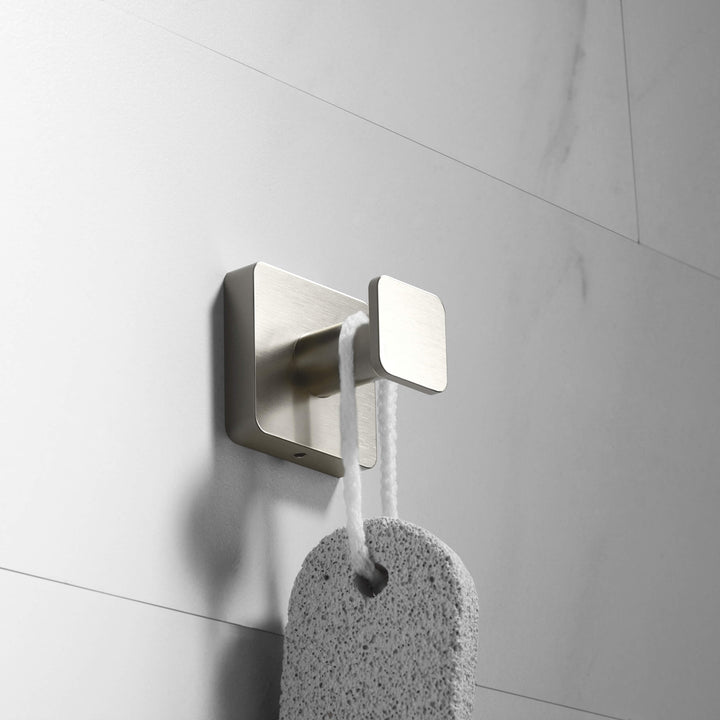 Fusion Bathroom Towel &amp; Robe Hook, 3-Pack