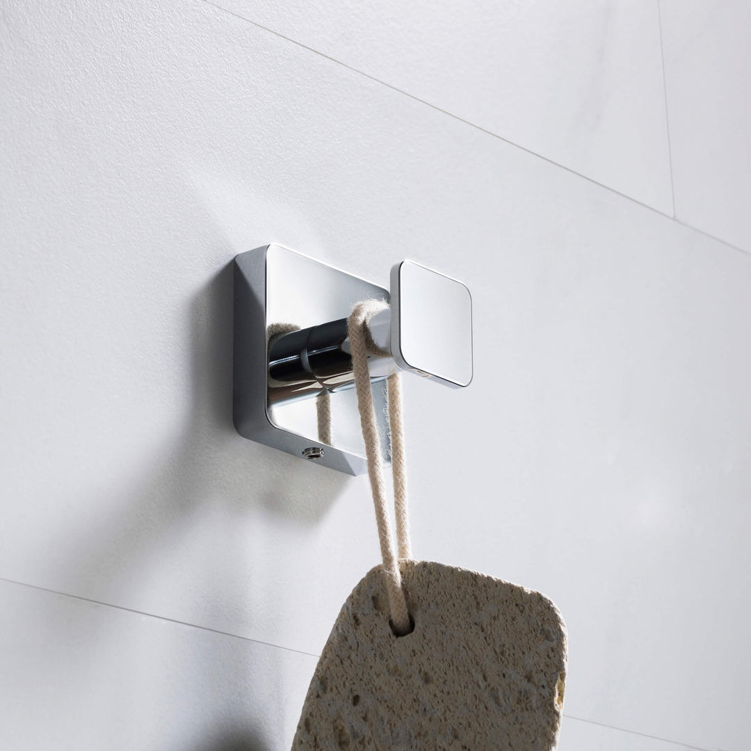 Fusion Bathroom Towel &amp; Robe Hook, 3-Pack