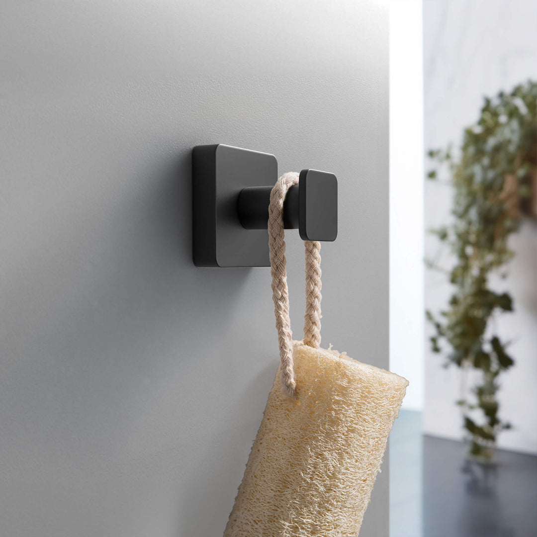 Fusion Bathroom Towel &amp; Robe Hook, 3-Pack