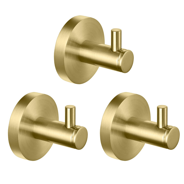 Halo Solid Brass Bathroom Robe Hook