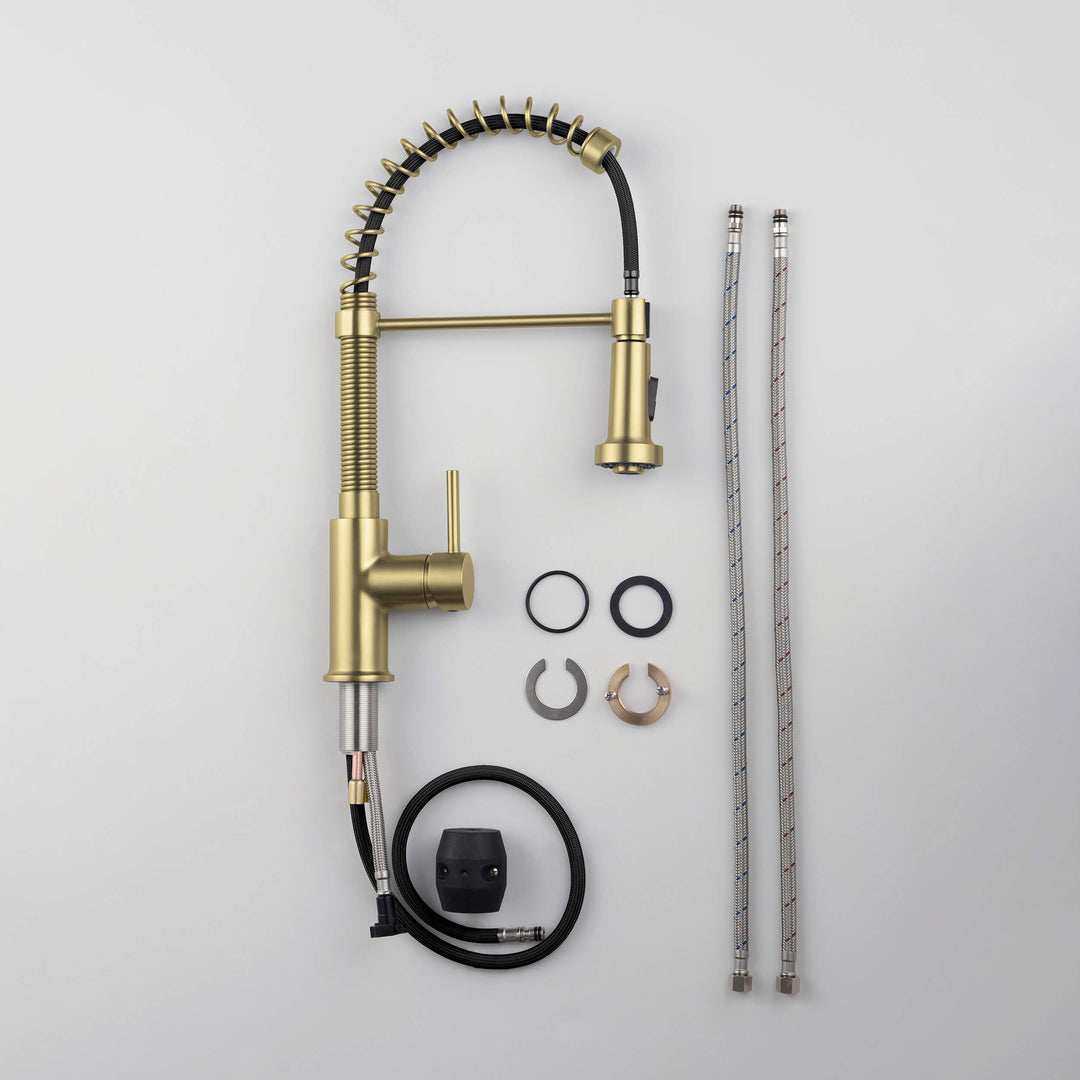 Genova Commercial-Style Single-Handle Pull-Down Kitchen Faucet