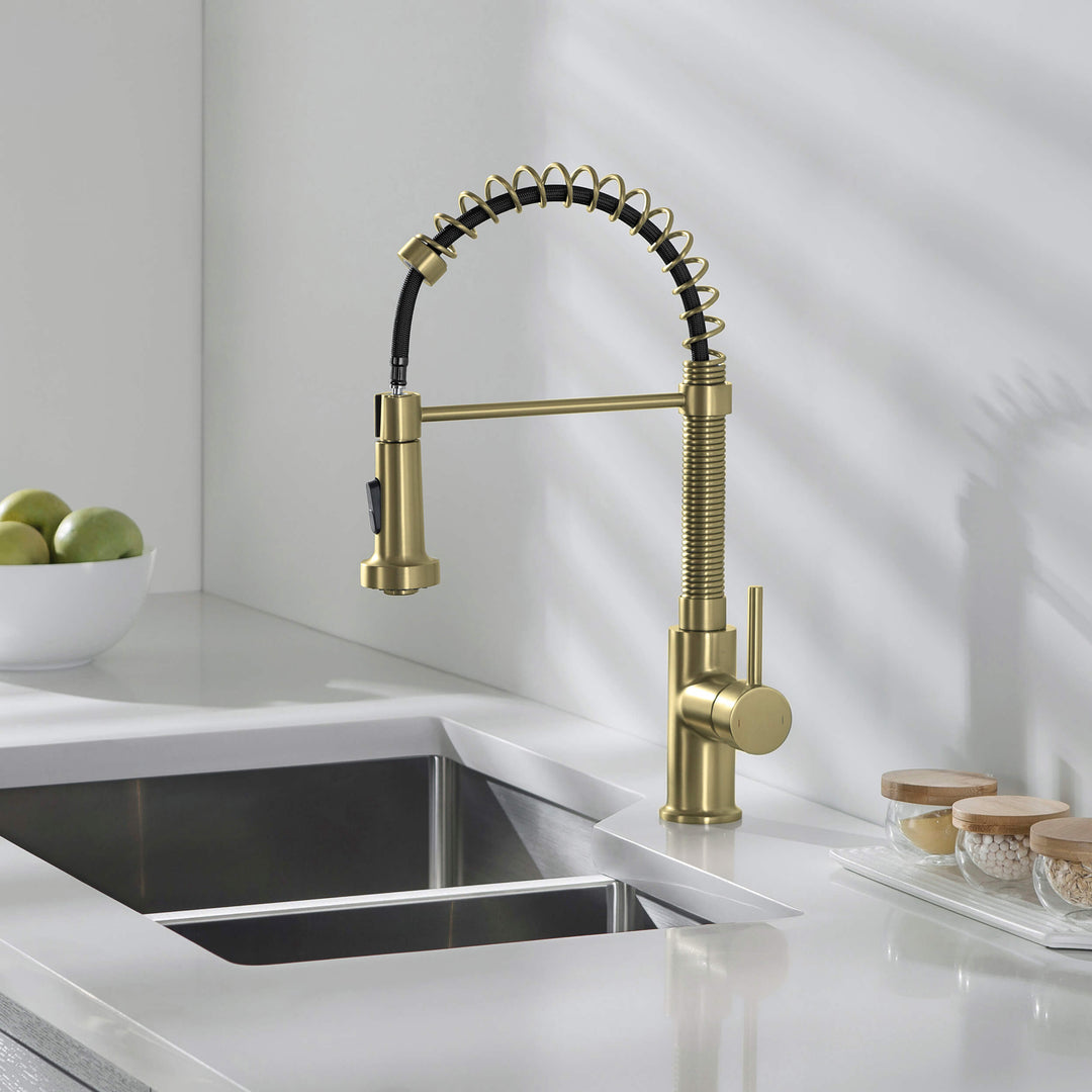 Genova Commercial-Style Single-Handle Pull-Down Kitchen Faucet