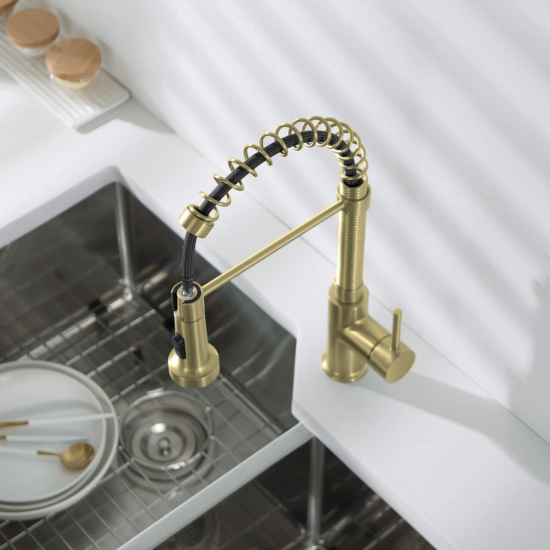 Genova Commercial-Style Single-Handle Pull-Down Kitchen Faucet