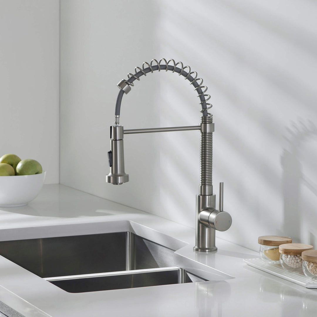 Genova Commercial-Style Single-Handle Pull-Down Kitchen Faucet