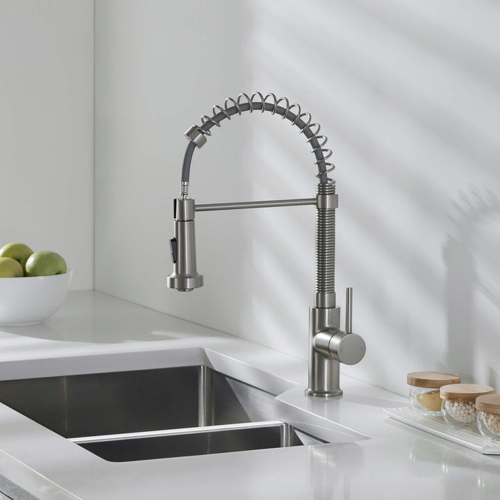 Genova Commercial-Style Single-Handle Pull-Down Kitchen Faucet