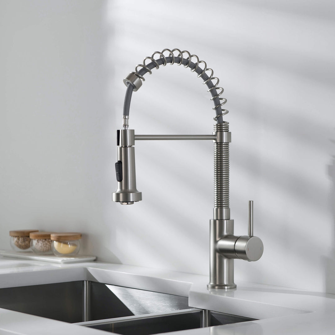 Genova Commercial-Style Single-Handle Pull-Down Kitchen Faucet