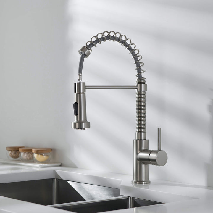 Genova Commercial-Style Single-Handle Pull-Down Kitchen Faucet