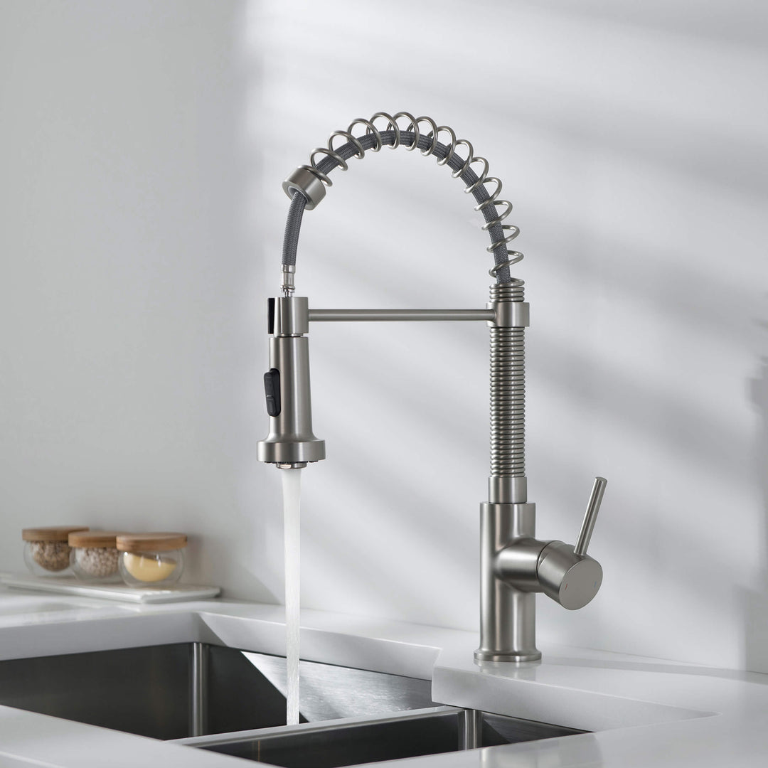 Genova Commercial-Style Single-Handle Pull-Down Kitchen Faucet