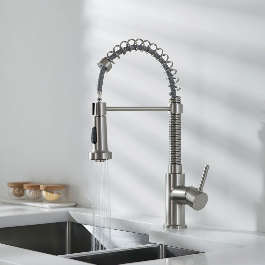 Genova Commercial-Style Single-Handle Pull-Down Kitchen Faucet