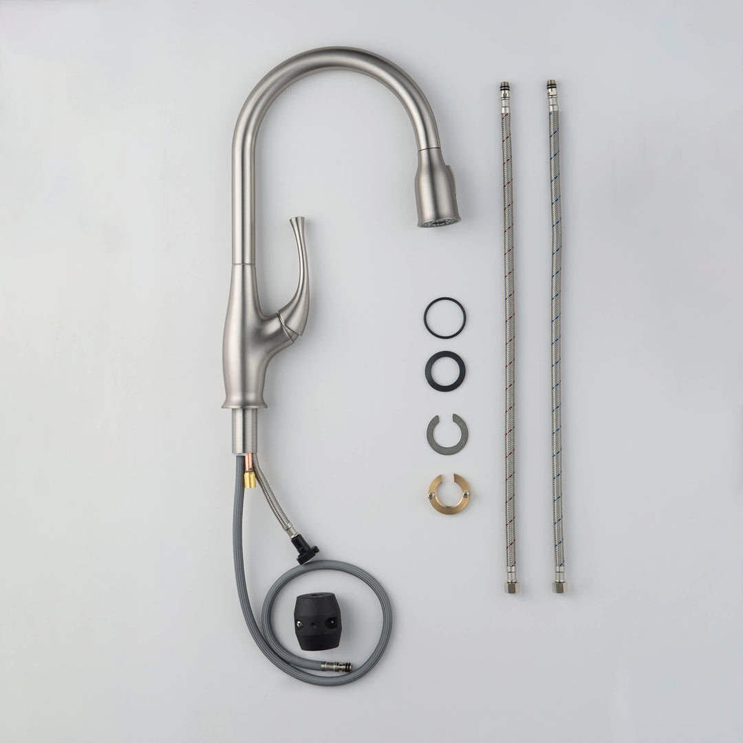 Kansas Single-Handle Pull-Down Kitchen Faucet