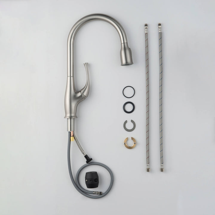 Kansas Single-Handle Pull-Down Kitchen Faucet