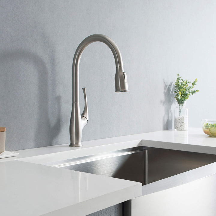 Kansas Single-Handle Pull-Down Kitchen Faucet