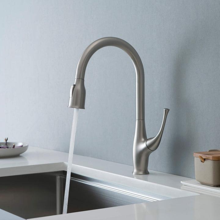 Kansas Single-Handle Pull-Down Kitchen Faucet