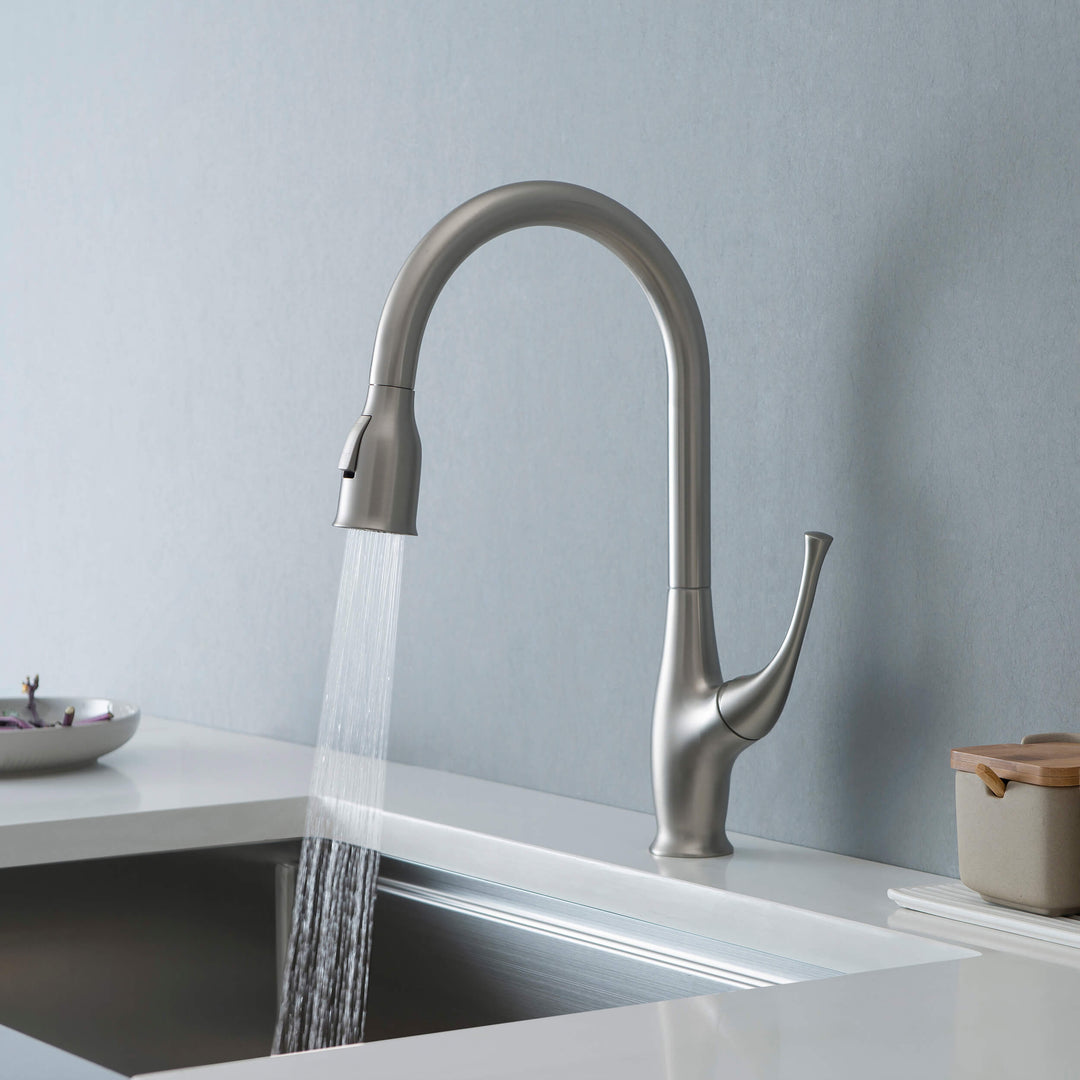 Kansas Single-Handle Pull-Down Kitchen Faucet