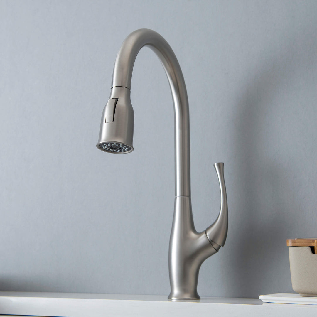 Kansas Single-Handle Pull-Down Kitchen Faucet
