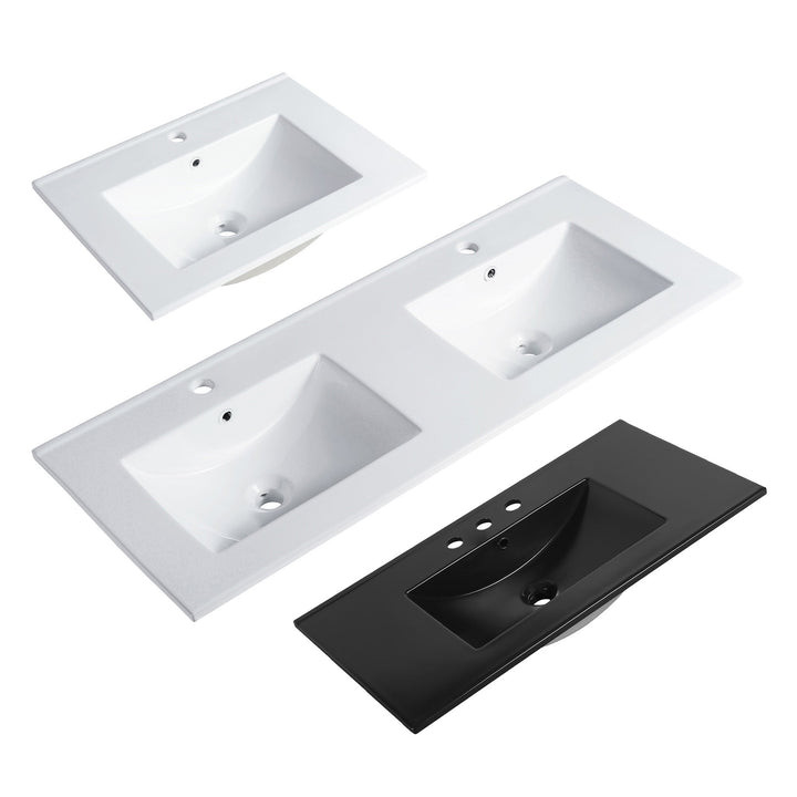 Top-Mount Ceramic Basin