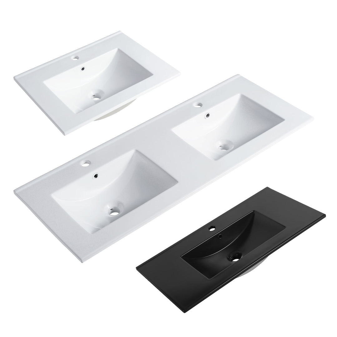 Milan Top-Mount Ceramic Basin
