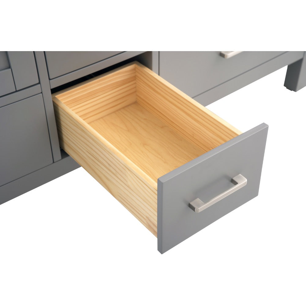Vanea Freestanding Bathroom Vanity with White Quartz Top