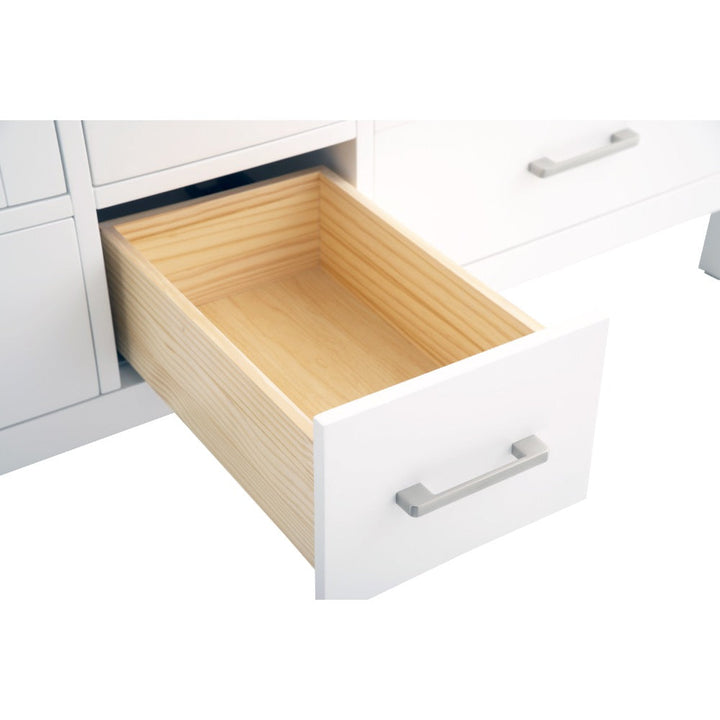 Vanea Freestanding Bathroom Vanity with White Quartz Top