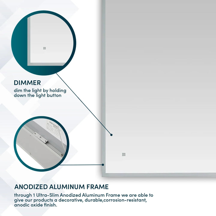 Edge LED Mirror Info
