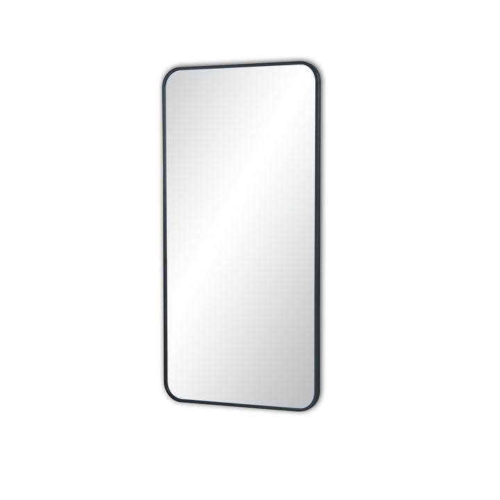18" x 36" Metal Frame Wall-Mount Bathroom Mirror, Shatterproof in FM2