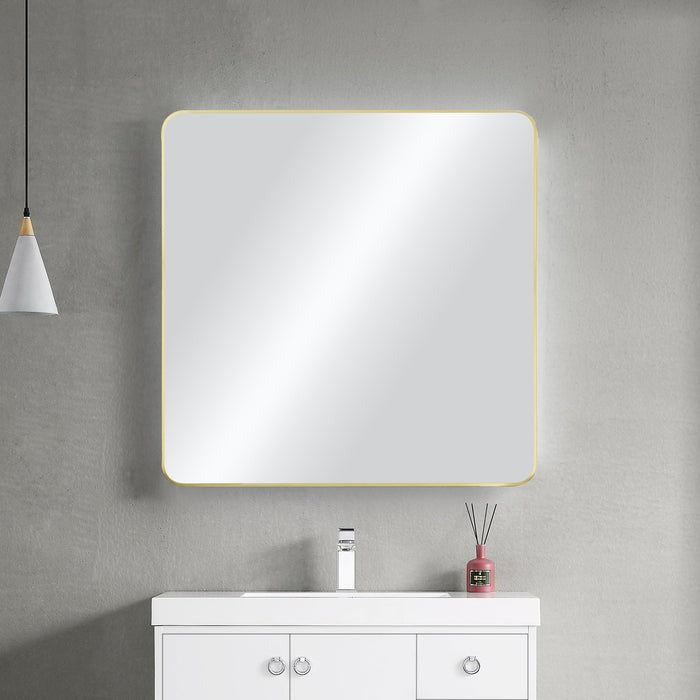 Metal Framed Bathroom Mirror in FM2