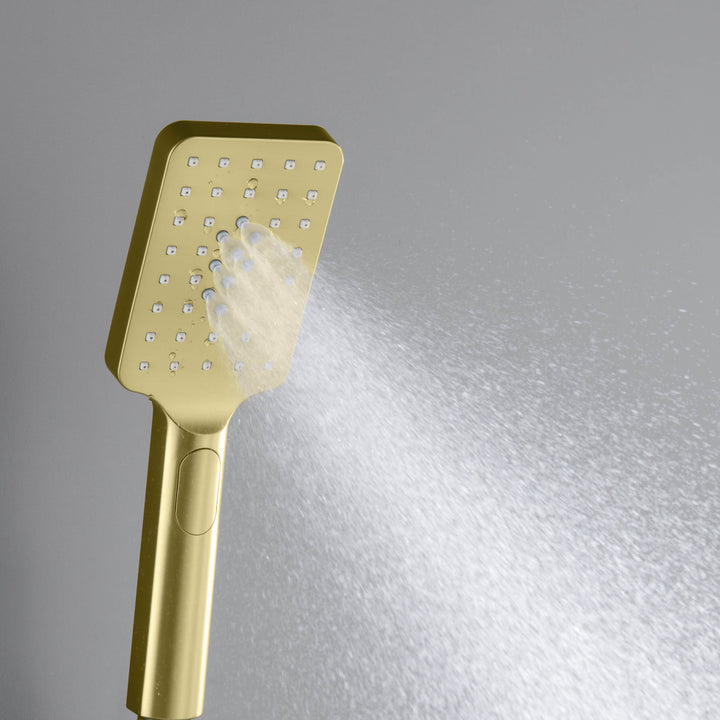 Quadro 3-Mode ABS Handheld Shower Head