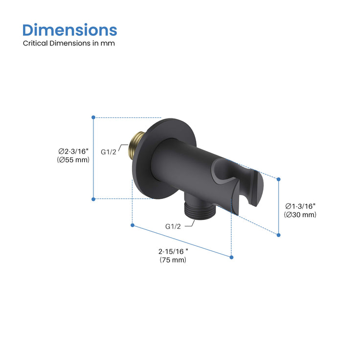 Halo Wall-Mounted Hand Shower Holder