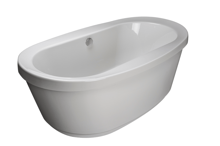 INIZIO™ 6636 Freestanding Heated Soak Bath White/White