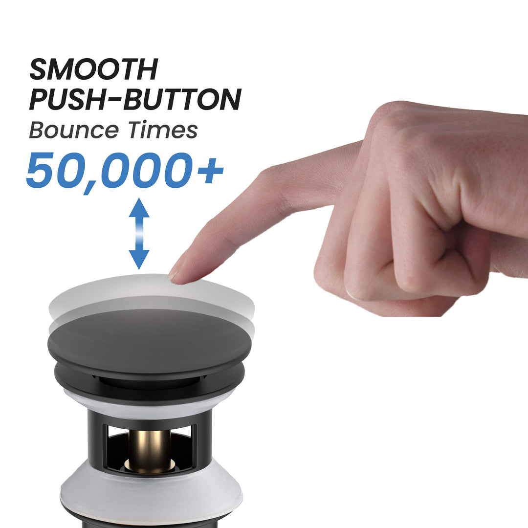 Pop-Up Drain Stopper with Overflow