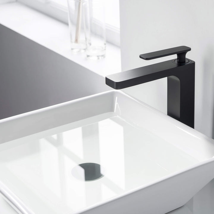 Bathroom Sink Pop-Up Drain Stopper, Full Cover Without Overflow