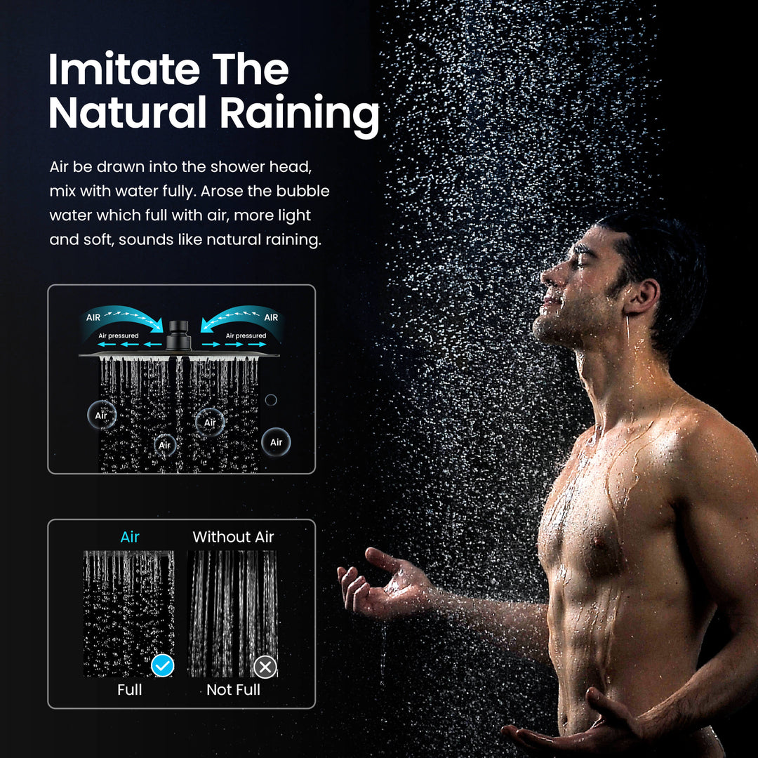 Halo 10" Metal Ultra-Thin Profile Rain Shower Head