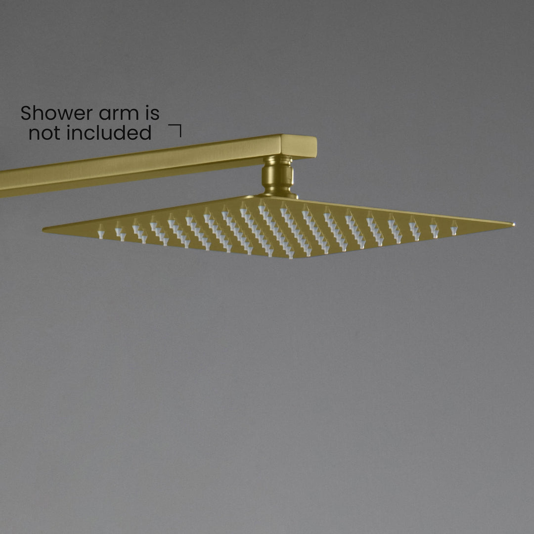 Quadra 10" Ultra-Thin Metal Rain Shower Head