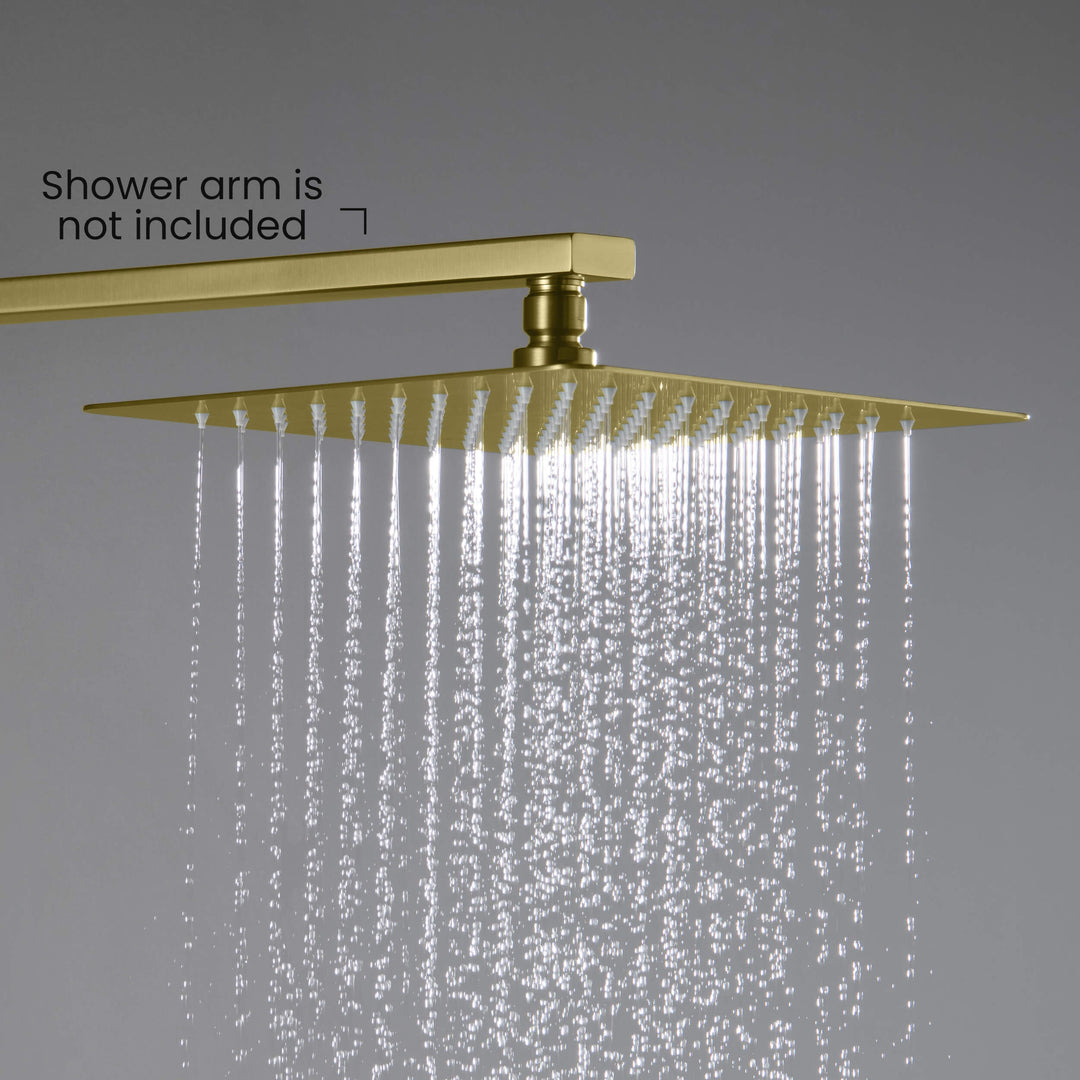 Quadra 10" Ultra-Thin Metal Rain Shower Head