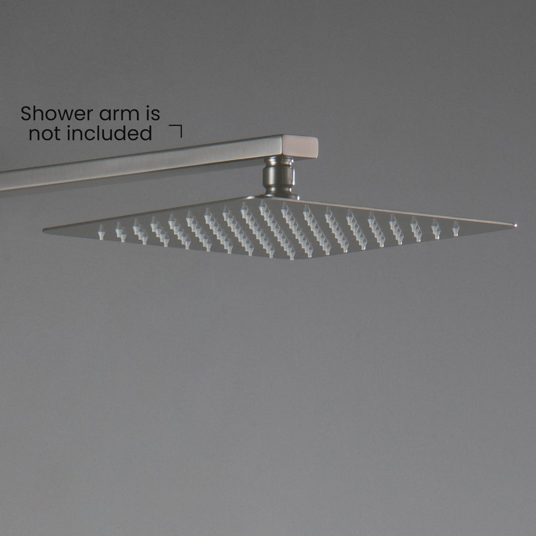 Quadra 10" Ultra-Thin Metal Rain Shower Head